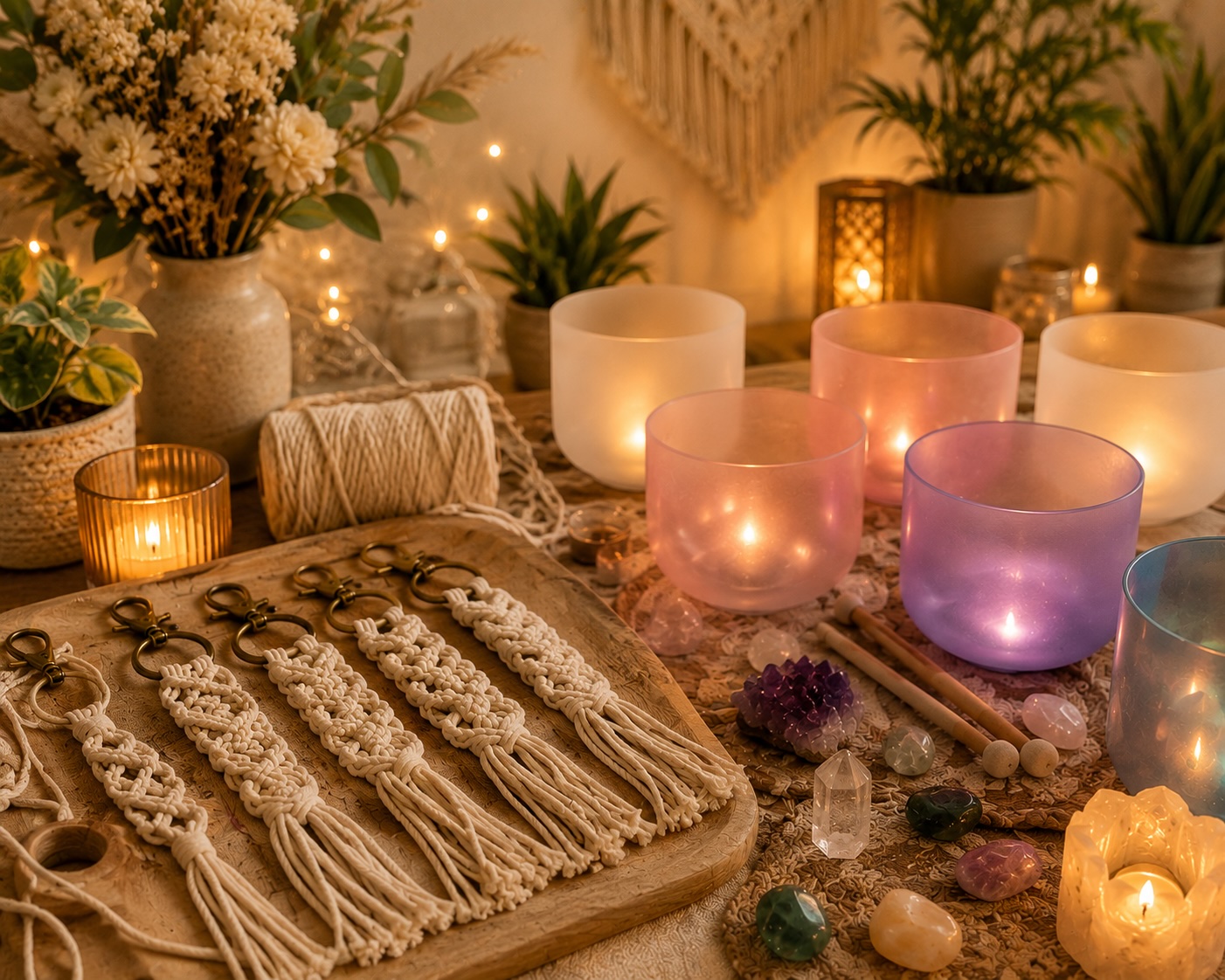 Self-Care Sunday Cub: Macramé Workshop & Sound Bath Experience 1 Self-Care Sunday Cub: Macramé Workshop & Sound Bath Experience 1